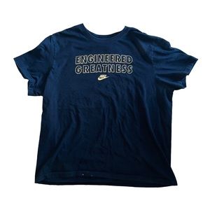 Vintage Black Oversized Nike Tee